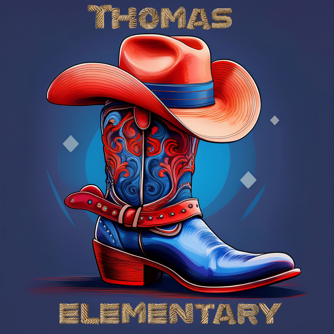 cowboy boot with cowboy hat sitting on top